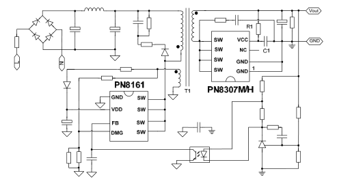PN8161+PN8307H·½°¸Ó¦ÓÃͼ