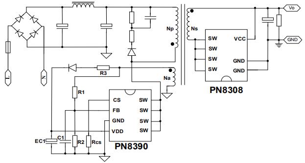 12v2aµçÔ´ÊÊÅäÆ÷·½°¸µäÐÍÓ¦ÓÃͼ