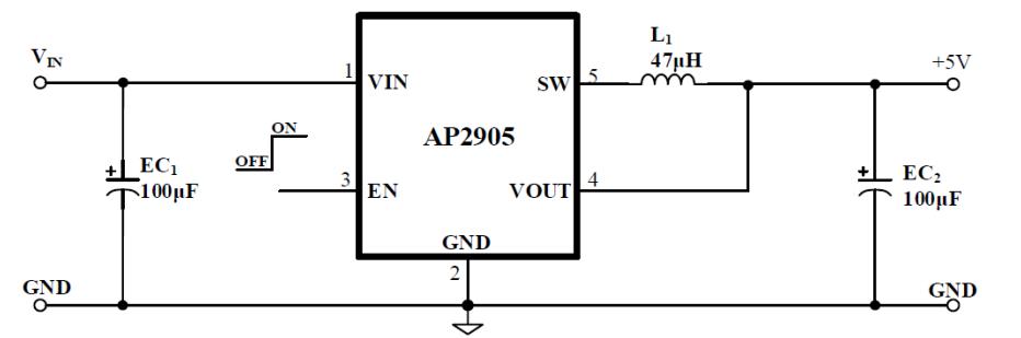 AP2905µäÐÍÓ¦Óõç·ͼ