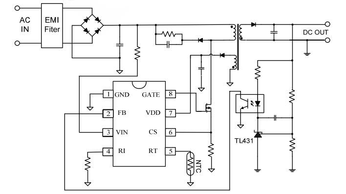 CR6842 PWM¿ØÖƵçÔ´ICµç·ͼ