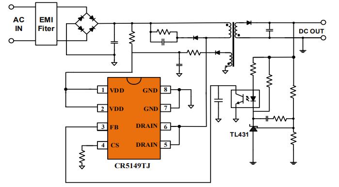 CR5149TJ µäÐÍÓ¦Óõç·ͼ