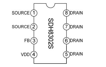 µçԴоƬsdh8302s¿ÉPIN½Å´ú»»VIPER12A/AP8012H